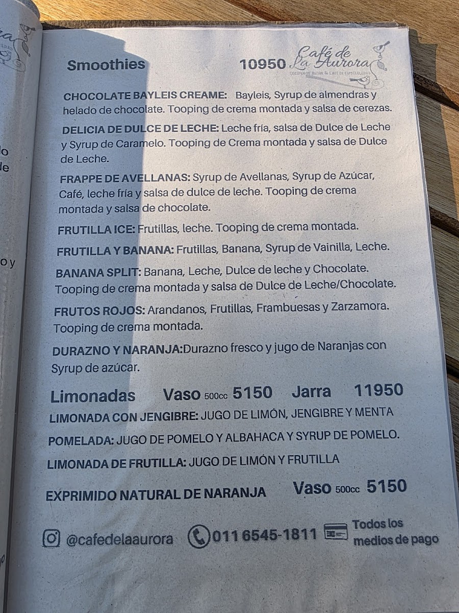 Menu Café De La Aurora-4