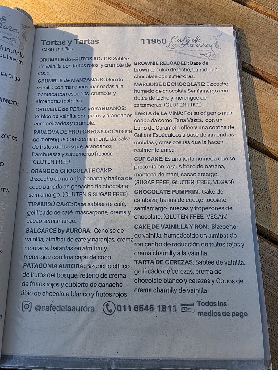 Menu Café De La Aurora-8